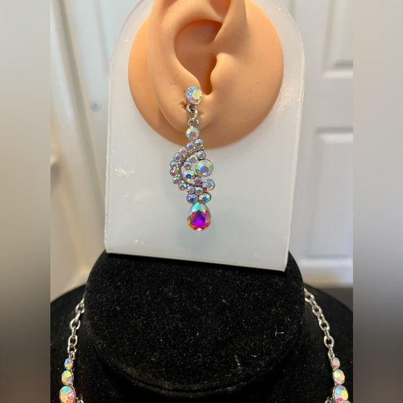 AB CRYSTAL RHINESTONE JEWELRY SET THAT IS BEYOND 🔥🔥🔥 ABSOLUTE 🦄🦄🦄🦄 - Picture 10 of 13